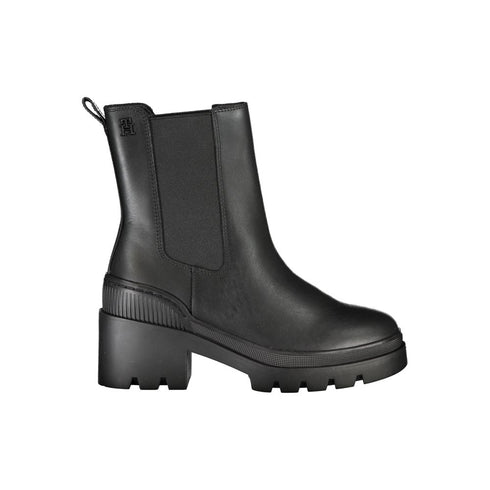 Tommy Hilfiger Black Polyester Ankle